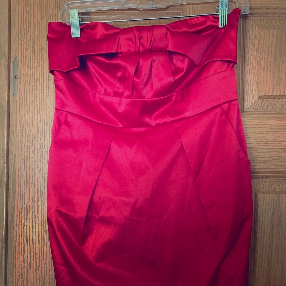 Solemio Red Mini Dress